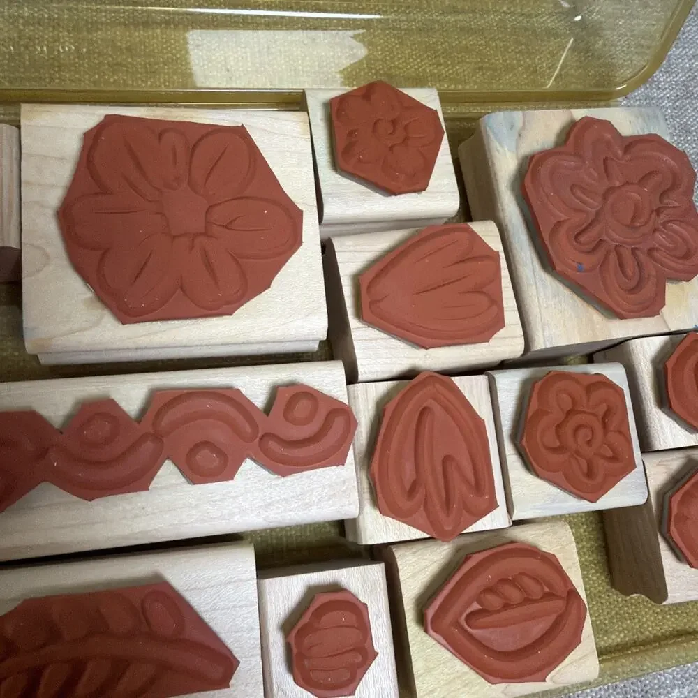 Stampin' Up! Two Step Stampin Fanciful Flowers- 1999 - Contains 13 Stamps